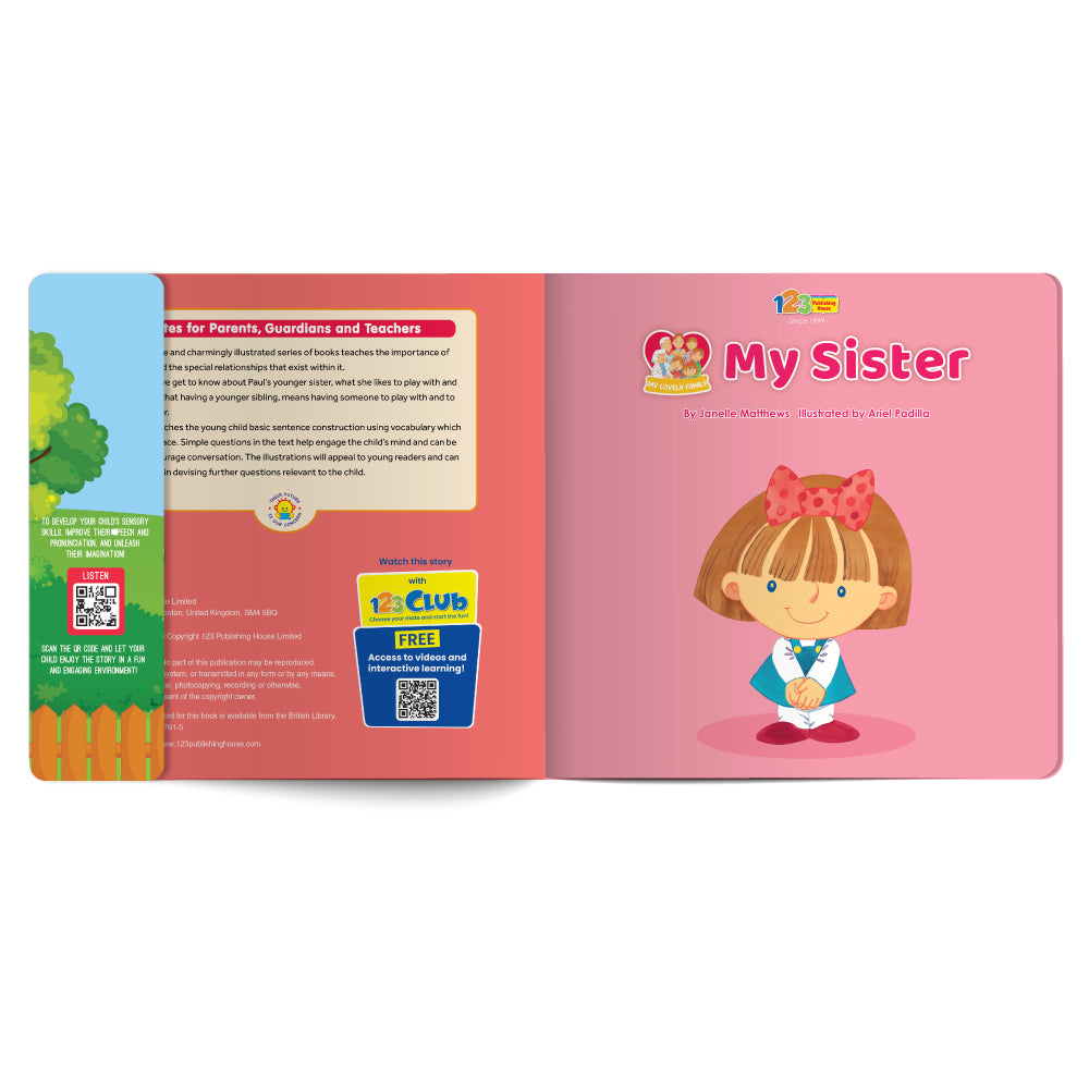 My Sister – Book for Kids in English