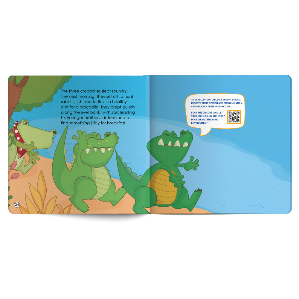 The Hungry Crocodiles – Book for Kids in English