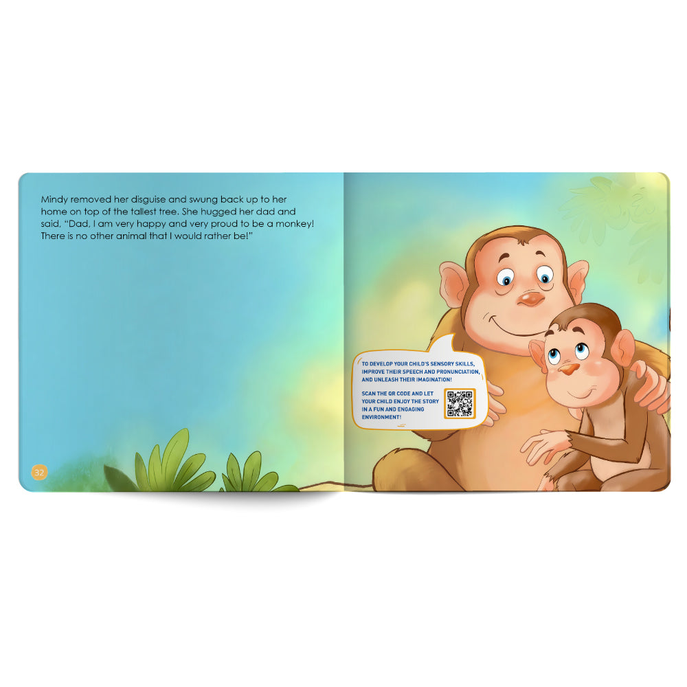 The Monkey Who Wanted to Be A Deer – Book for Kids in English