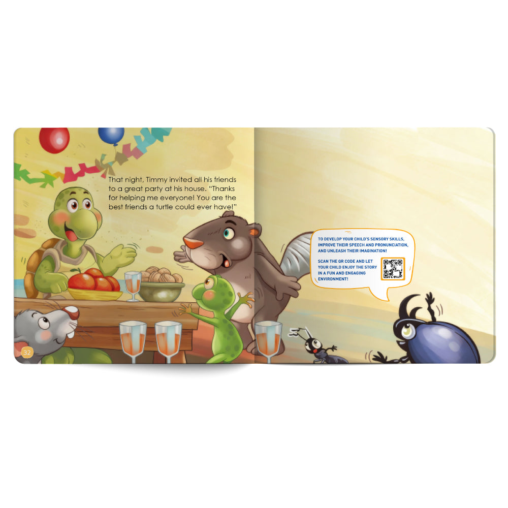 The Turtle And The Greedy Weasel – Book for Kids in English