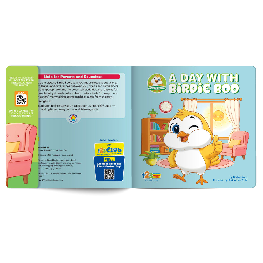 A Day with Birdie Boo – Book for Kids in English