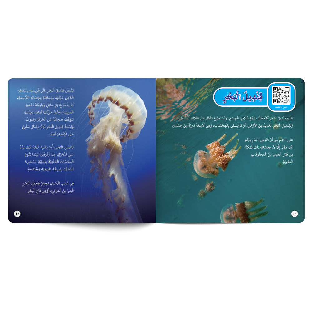 Sea Creatures – Book for Kids in Arabic