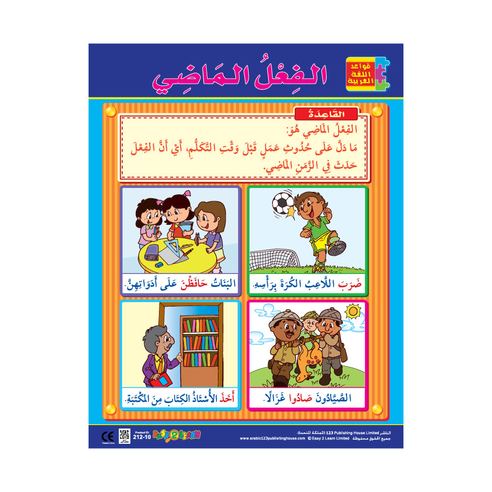 Sentences & Verbs (6 Wall Charts) - Educational Wall Chart Pack in Arabic