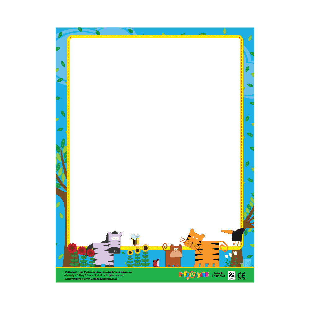 Write-On Charts (1) (6 Wall Charts) - Educational Wall Chart Pack in English