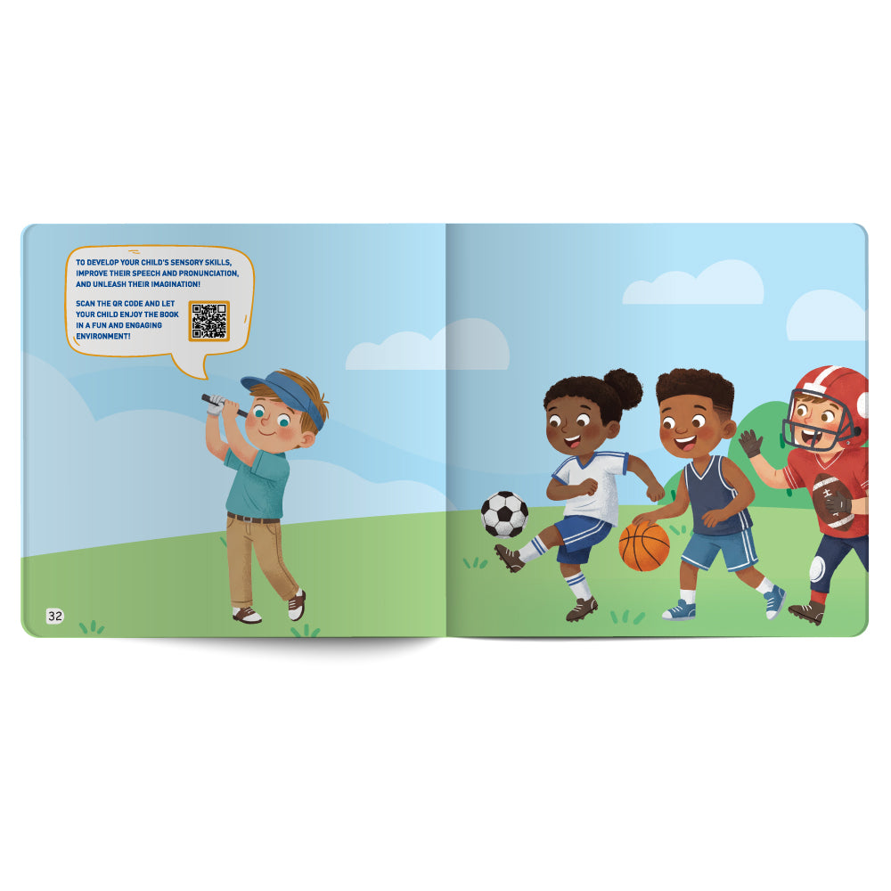 Individual and Team Sports – Book for Kids in English