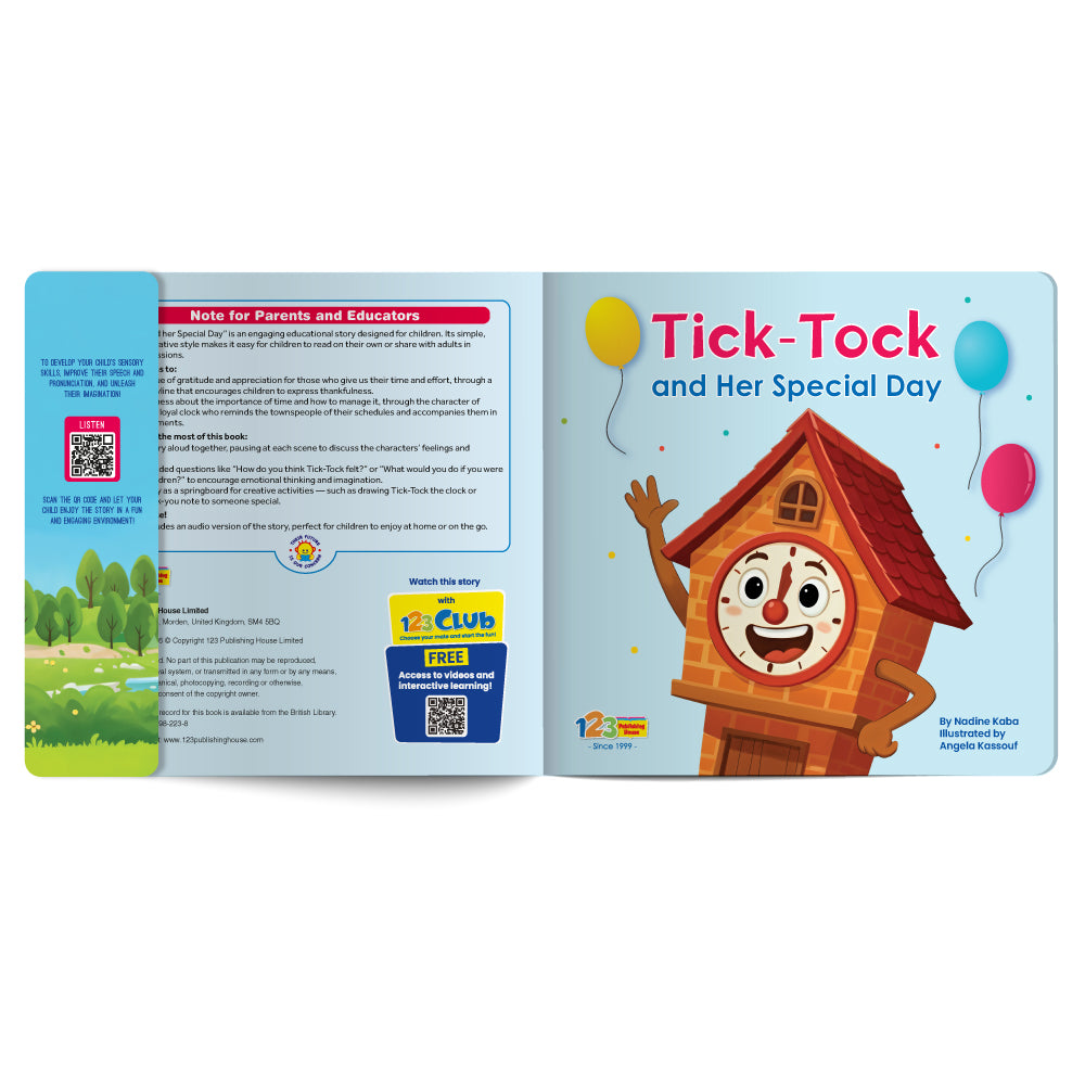 Tick-Tock and Her Special Day – Book for Kids in English