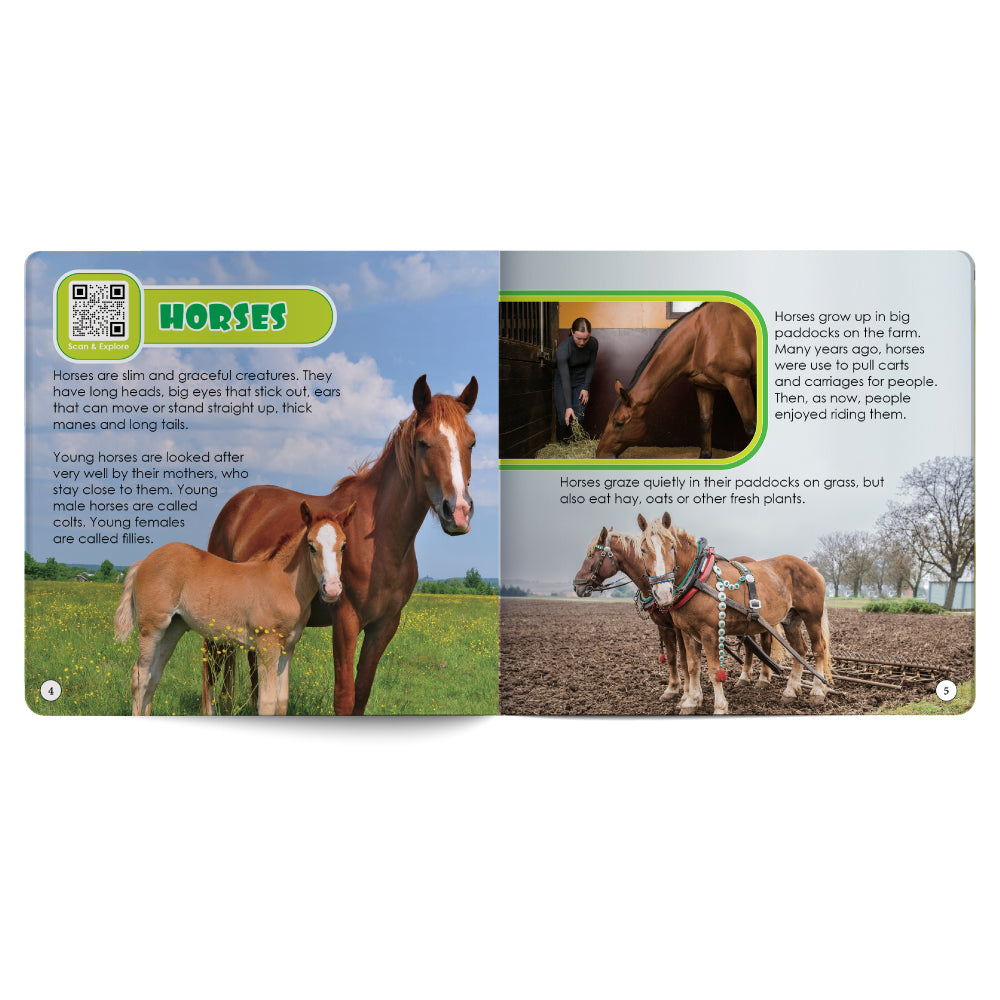 Farm Animals – Book for Kids in English