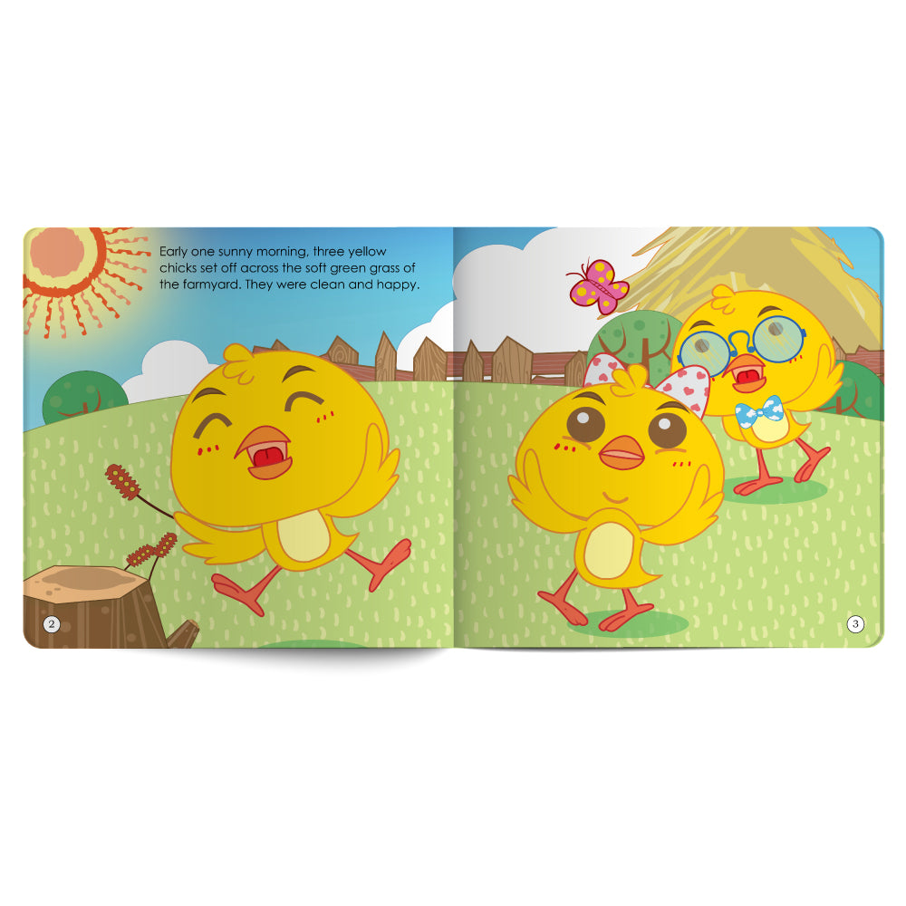 Three Chicks Go Exploring – Book for Kids in English