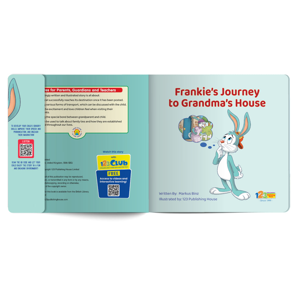 Frankie’s Journey to Grandma’s House – Book for Kids in English
