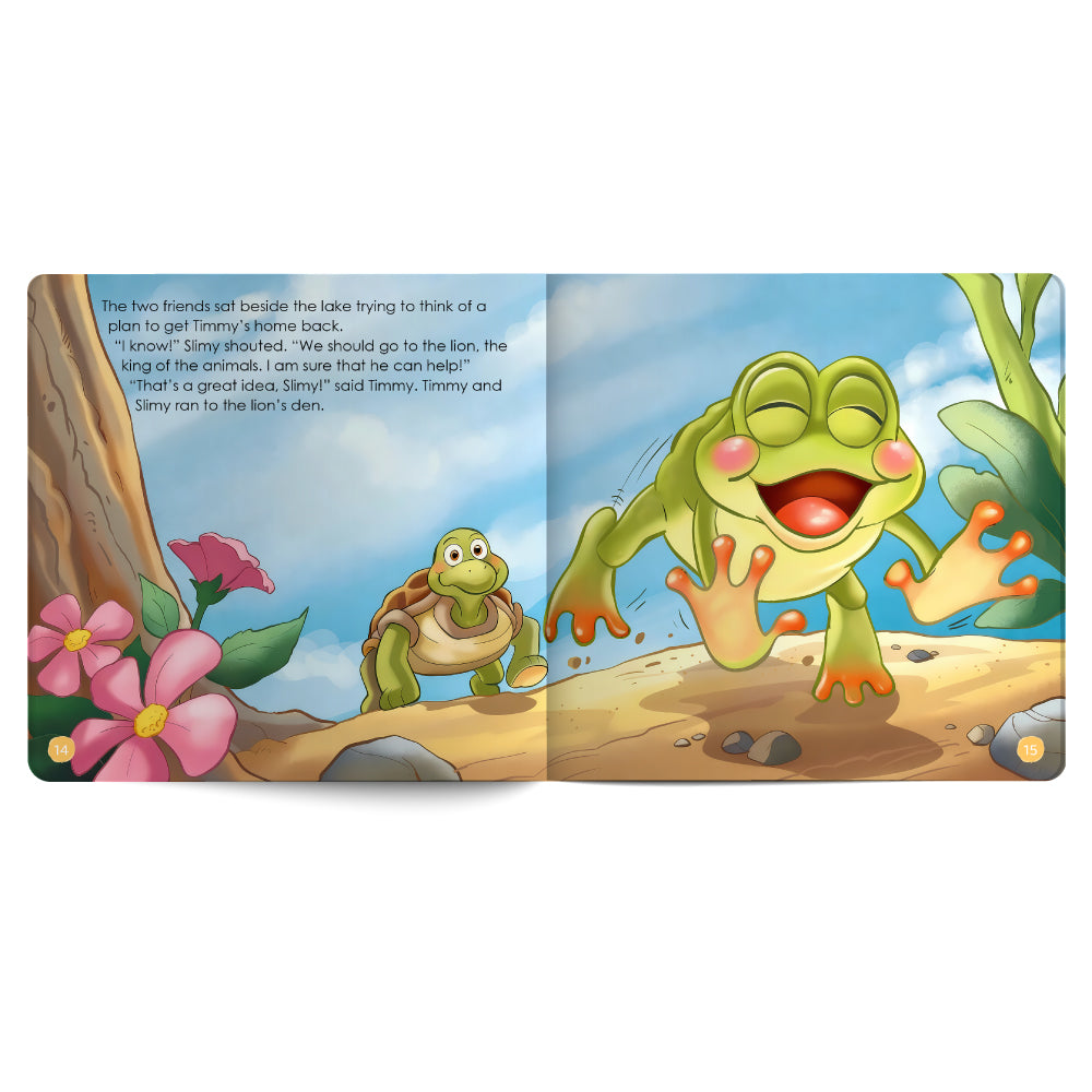The Turtle And The Greedy Weasel – Book for Kids in English