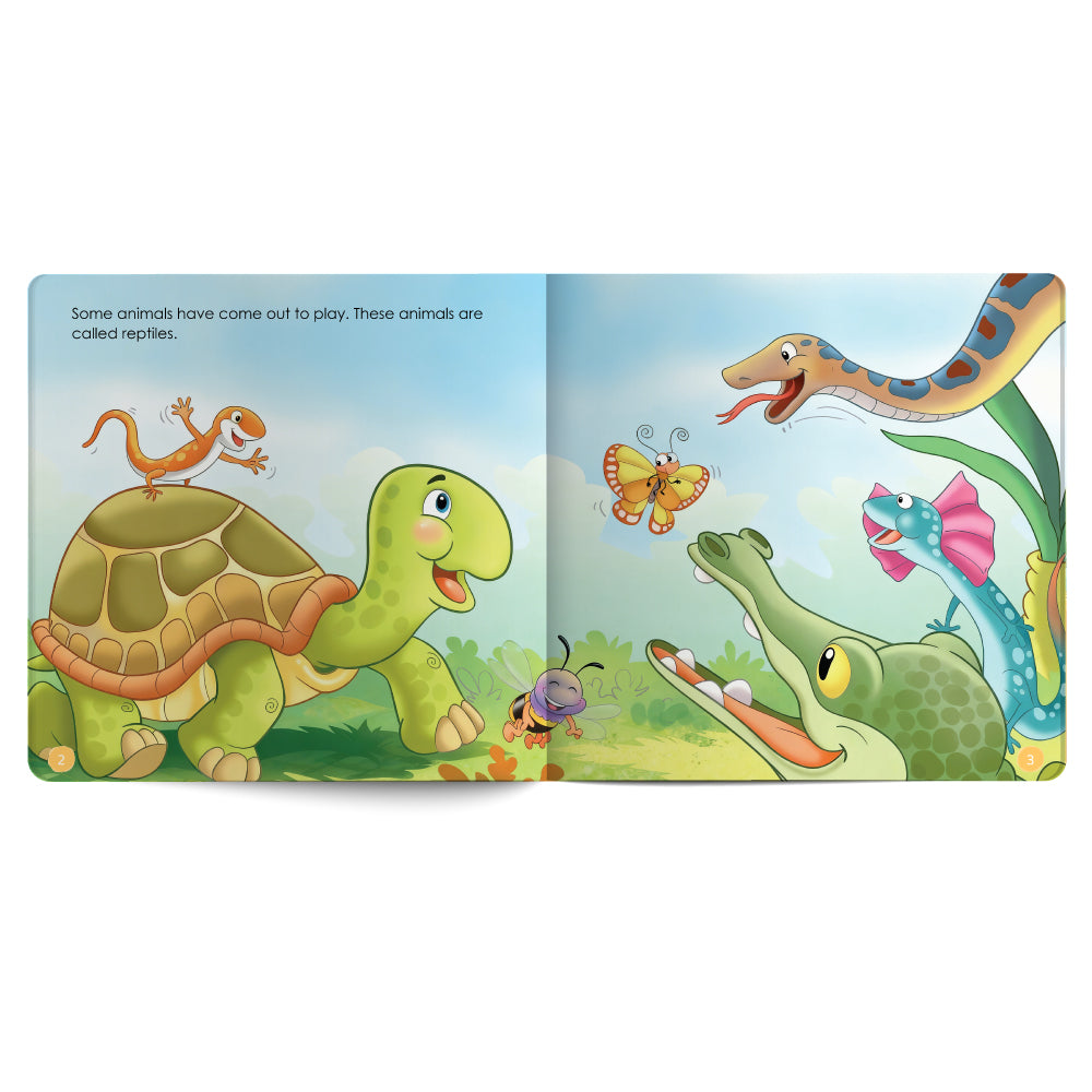 Curious Ken Learns About Reptiles & Insects – Book for Kids in English