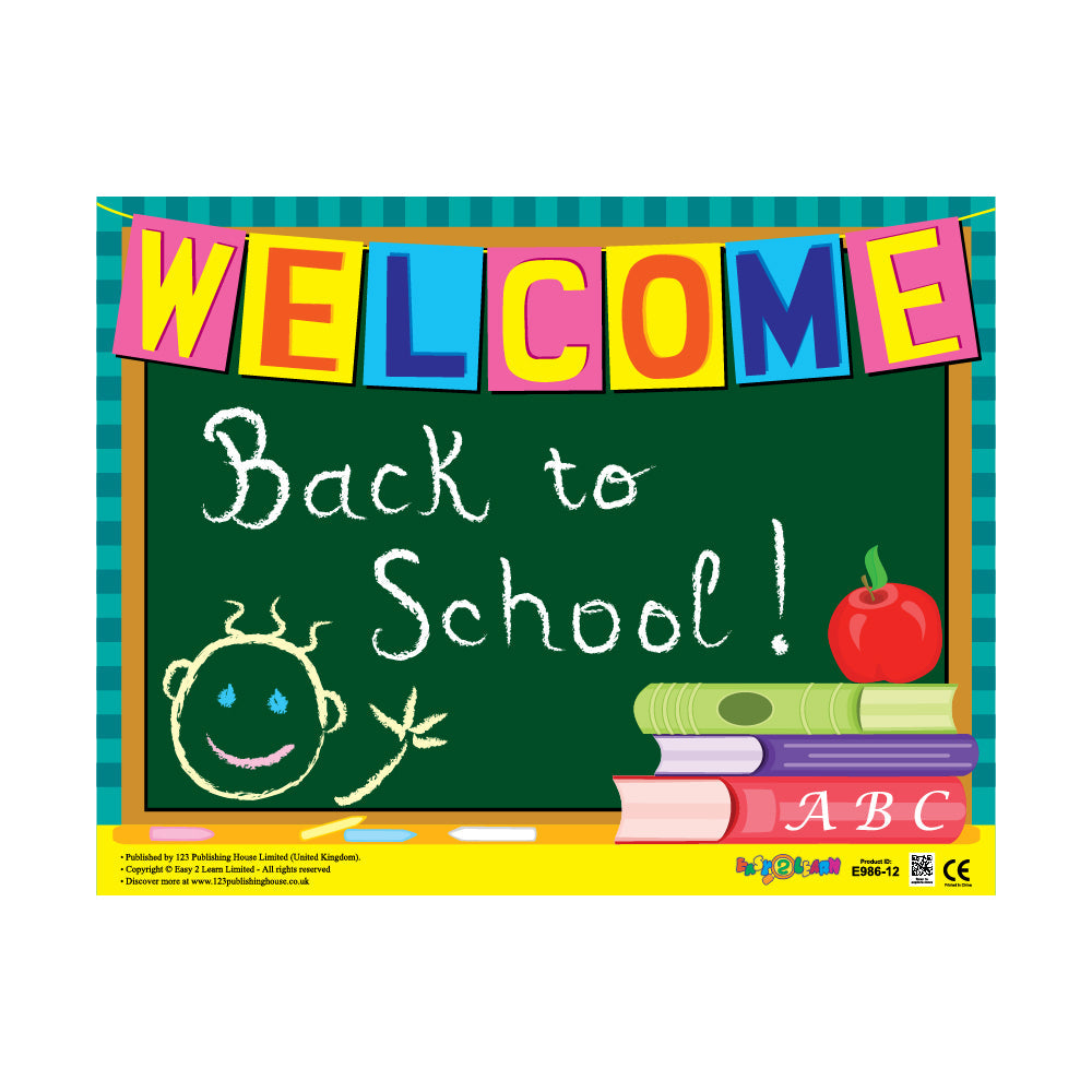 Welcome to Class (6 Wall Charts) - Educational Wall Chart Pack in English